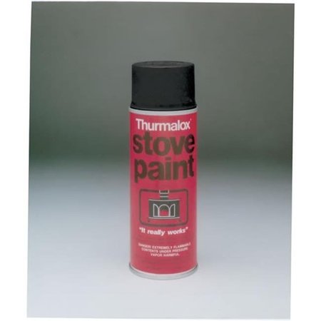 INTEGRA MILTEX Dampney Company  Inc.  Thurmalox Low-sheen Black Paint  12 oz. Spray Can 42100